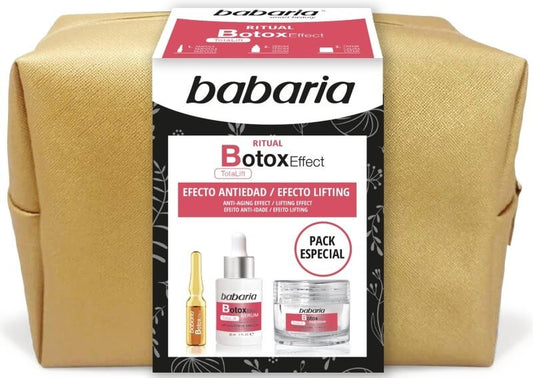 Babaria Estuche Ritual Botox Efecto Antiedad Crema + Serum + Ampola