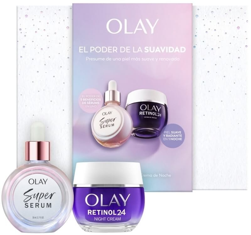 Olay Estuche Super Serum + Retinol24 - El Poder de la Suavidad