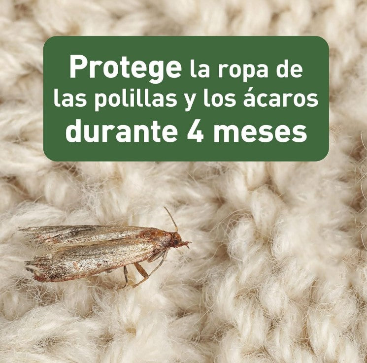 Orion Pinzas Antipolillas y Antiácaros Bambú y Cítricos 2U – Protección Fresca y Duradera para Tus Ropas y Textiles