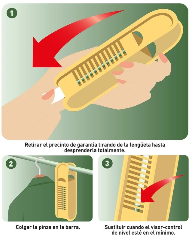 Orion Pinzas Antipolillas y Antiácaros Bambú y Cítricos 2U – Protección Fresca y Duradera para Tus Ropas y Textiles