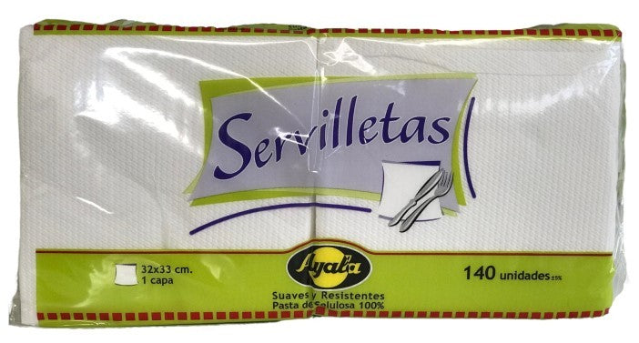 Ayala Servilletas Blancas Caja Pack 23x140U – Total 3220U