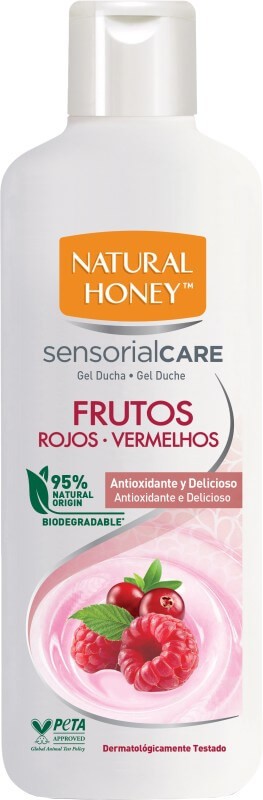 Natural Honey Gel Ducha Frutos Rojos 600 Ml