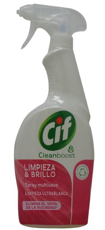 Cif Limpiador Multiusos Limpieza y Brillo 750 ml – Brillo y Higiene Impecables con el Poder de la Lejía
