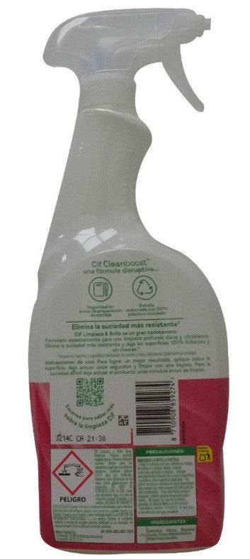 Cif Limpiador Multiusos Limpieza y Brillo 750 ml – Brillo y Higiene Impecables con el Poder de la Lejía