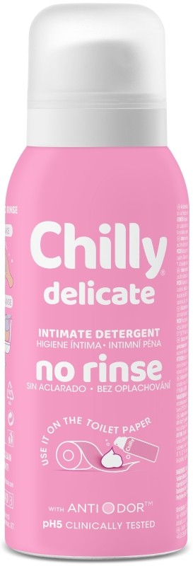 Chilly Delicate Higiene Íntima sin Aclarado 100 ml – Comodidad y Frescura en Cualquier Momento