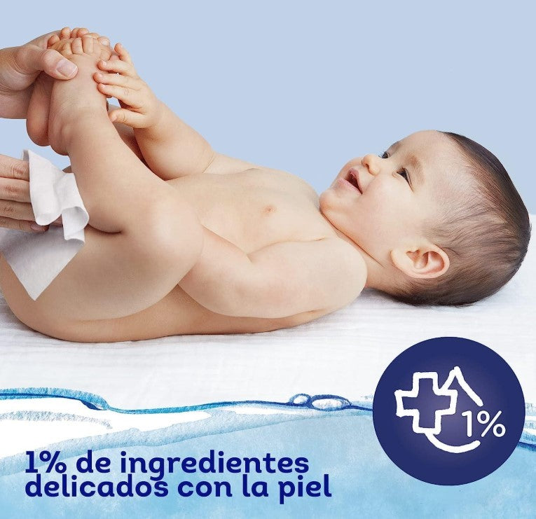 Dodot Aqua Pure Toallitas para Bebé – 14 Paquetes x 48 Toallitas (Total: 672 Toallitas)