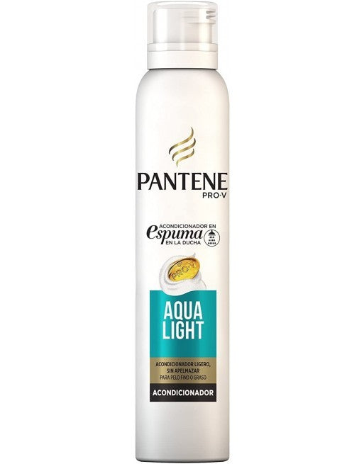 Pantene Pro-V Aqua Light Acondicionador en Espuma 180 ml – Ligereza Total para Pelo Fino o Graso