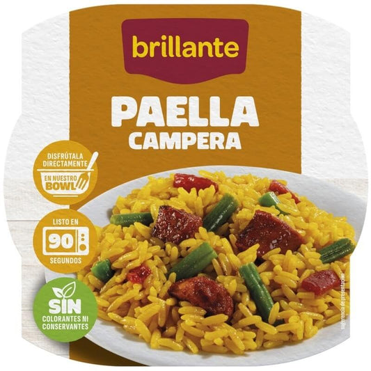 Brillante Paella Campera 250G – Sabor Casero Listo en Solo 90 Segundos