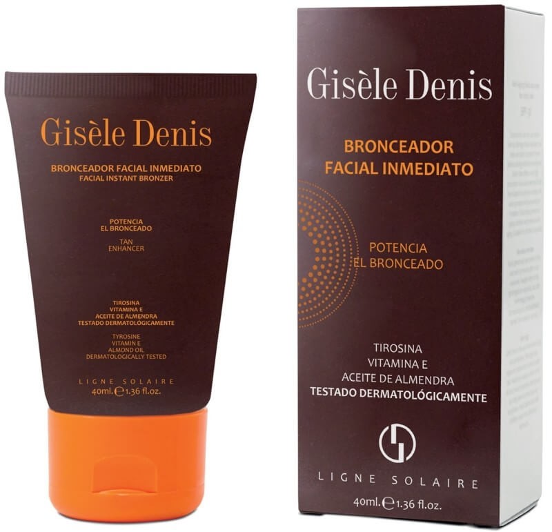 Giséle Denis Bronceador Facial Inmediato Tirosina Vitamina E y Aceite de Almendra 40 Ml