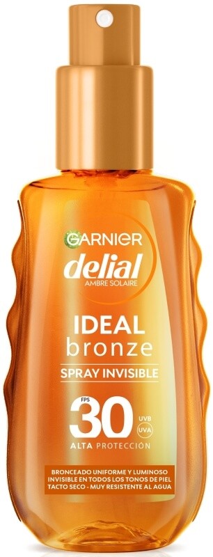 Garnier Delial Ideal Bronze Spray Invisible FPS 30 150 Ml