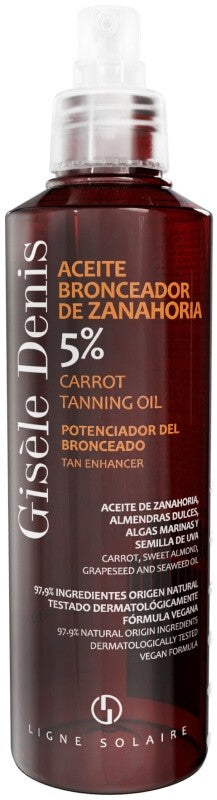 Giséle Denis Aceite Bronceador de Zanahoria 5% 200 Ml