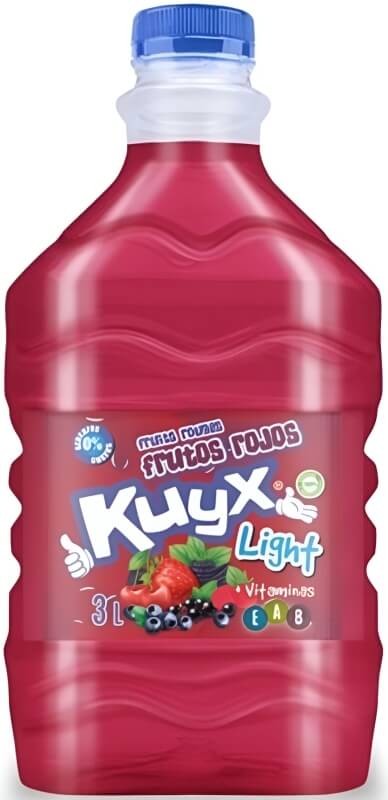 Kuyx Frutos Rojos Light Pack 4 x 3L