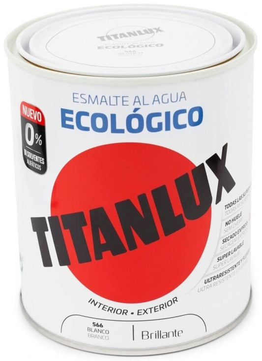 Titanlux Ecológico Interior y Exterior Blanco Brillante 566 250 Ml