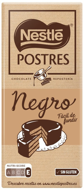 Nestlé Postres Chocolate Negro 200G