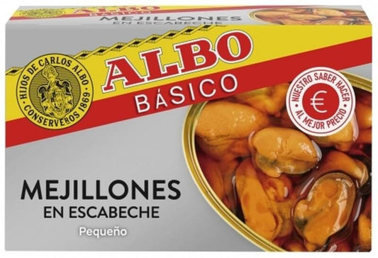 Albo Mejillones en Escabeche OL-115 – Sabor del Mar con la Tradición de Siempre