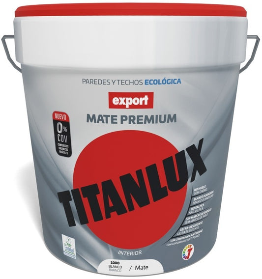 Titanlux Export Mate Premium Pintura Interior Blanca 4L