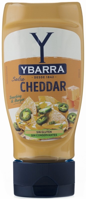 Ybarra Salsa Cheddar 250G – Sabor Intenso y Cremoso para Tus Mejores Momentos