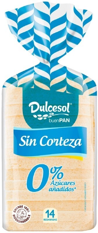 Dulcesol Sin Corteza 0% Azúcares Añadidos 350G
