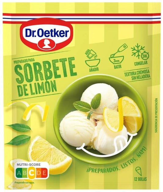 Dr. Oetker Preparado Sorbete de Limon 108G