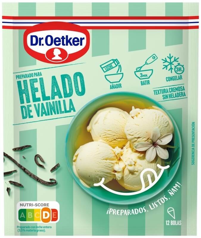 Dr. Oetker Preparado para Helado de Vainilla 82G
