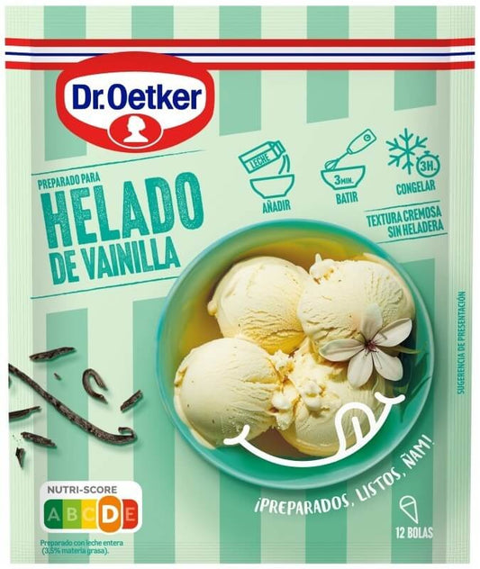 Dr. Oetker Preparado para Helado de Vainilla 82G