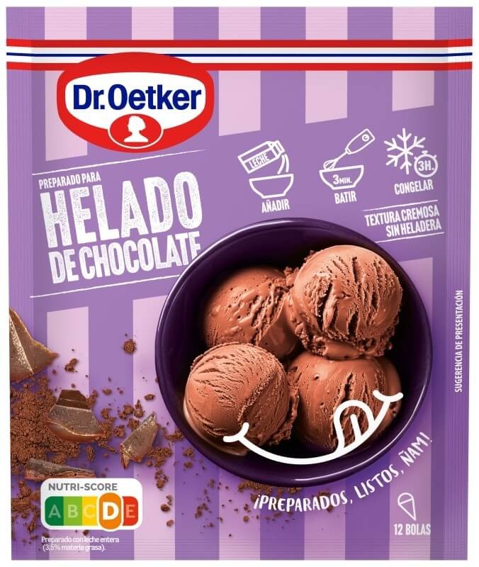 Dr. Oetker Preparado Para Helado de Chocolate 96G