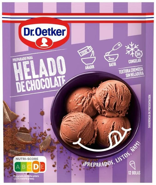 Dr. Oetker Preparado Para Helado de Chocolate 96G