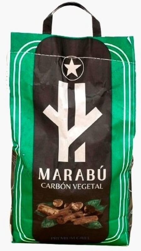 Marabú Carbón Vegetal para Barbacoas 10L