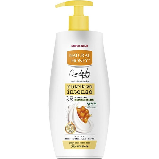 Natural Honey Cuidado Total Loción Nutritivo Intenso 600 ml – Nutrición Profunda para una Piel Extra Seca, Suave y Radiante