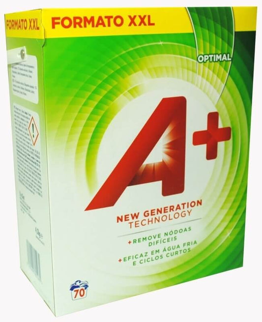 A+ Optimal Detergente en Polvo 4,2 Kg 70 Lavados
