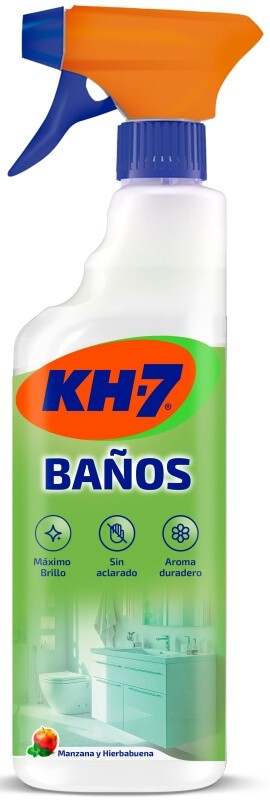 KH-7 Limpiador Baños 500 ml – Máximo Brillo y Frescor sin Aclarado para un Baño Impecable