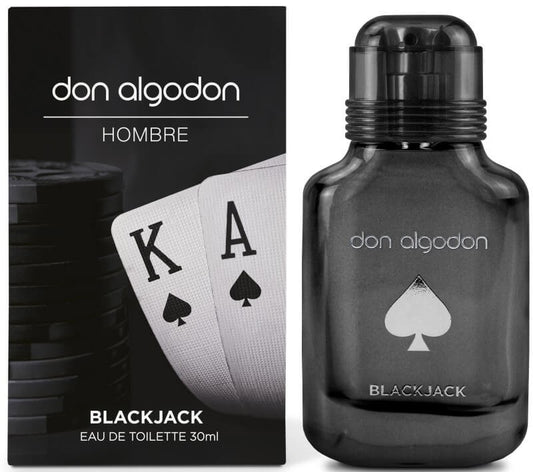 Don Algodón Blackjack Eau de Toilette Hombre 30 ml – Carácter y Elegancia en Cada Rociada
