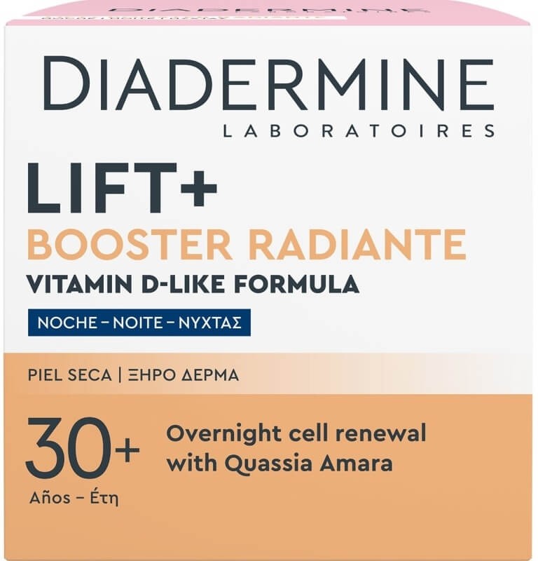 Diadermine Lift+ Booster Radiante Noche 50 ml – Regeneración Celular Nocturna para una Piel Firme y Luminosa
