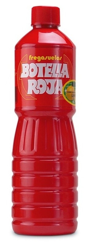 Botella Roja Fregasuelos 1L