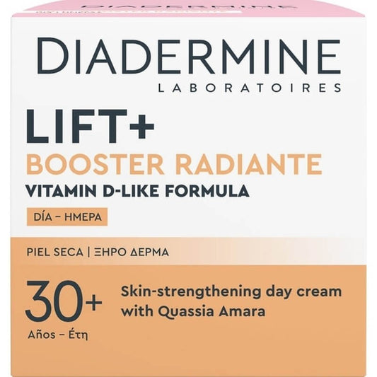 Diadermine Lift+ Booster Radiante Crema de Día Piel Seca 50 ml – Luminosidad y firmeza a partir de 30 años