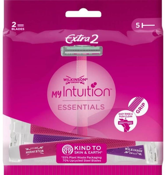 Wilkinson Sword Extra 2 My Intuition Essentials Maquinillas de Afeitar Desechables 5 uds