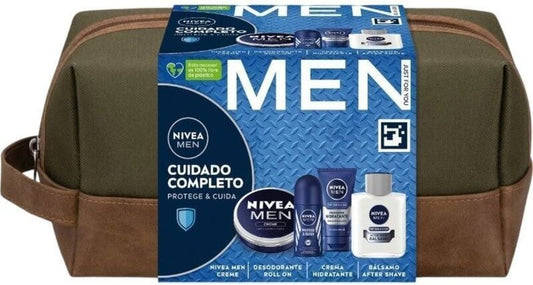 NIVEA MEN Neceser Cuidado Completo para Hombre – Protección, Hidratación y Frescura en un Solo Estuche