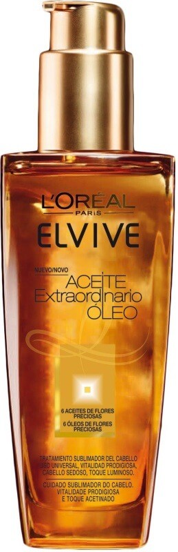 L'Oréal Paris Elvive Aceite Extraordinario 100 ml – Brillo, Suavidad y Vitalidad Sublime para Todo Tipo de Cabello