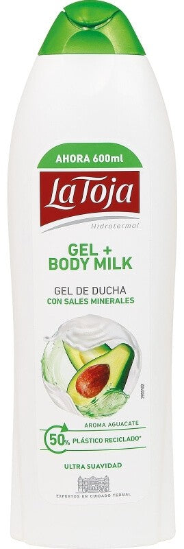 La Toja Gel de Ducha + Body Milk Aguacate 600 Ml