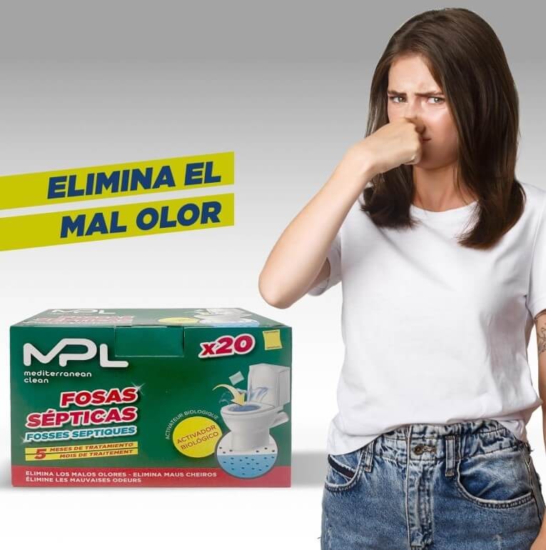 MPL Hogar Activador Biológico Fosas Sépticas 400 g 20U