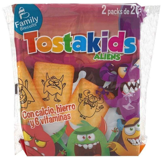 Family BiscuitsTostakids Aliens con Calcio 400 G