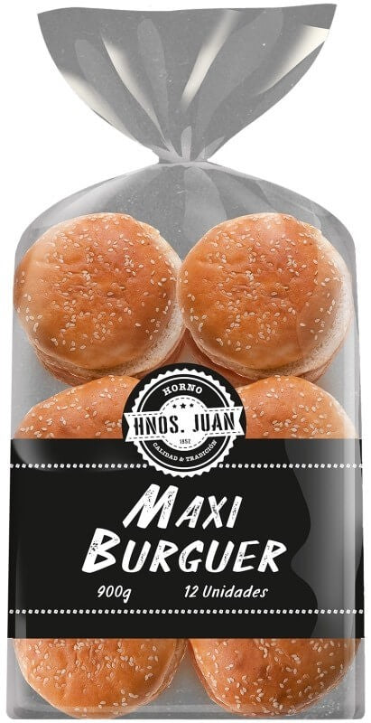 Hnoa Juan Maxi Burguer 12 Unidades 900 G