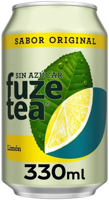 Fuze Tea Sin Azúcar Limón Pack 24 x 330 Ml