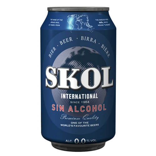 Skol International Sin Alcohol  Pack 24 x 330 Ml
