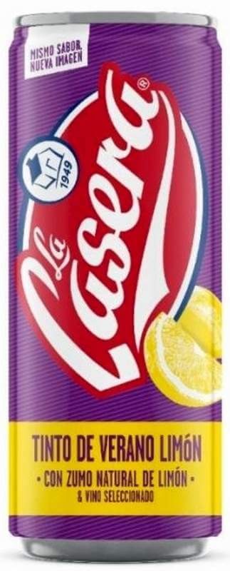 La Casera Tinti de Verano Limón Pack 12 x 330 Ml