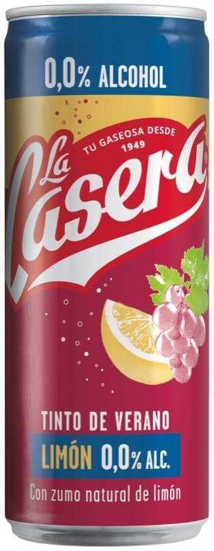 La Casera Tinto de Verano Sin Alcohol Pack 24 x 330 Ml
