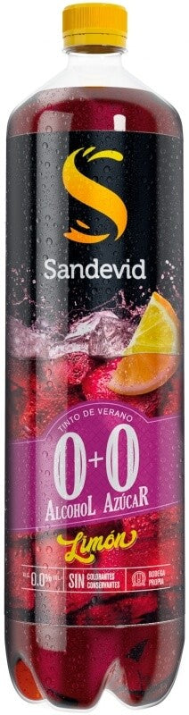 Sandevid Tinto de Verano 0,0 Limón 1,5L