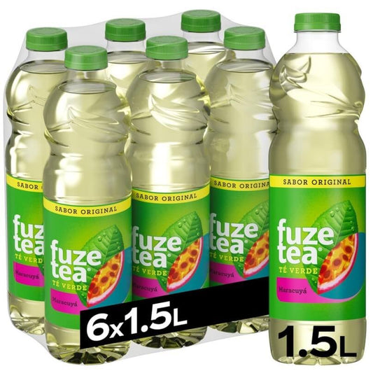 Fuze Tea Té Verde Maracuyá Pack 6 x 1,5L