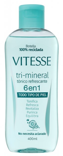 Vitesse Tónico Refrescante Tri-Mineral 6 en 1 400 ml