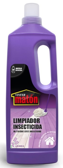 Matón Insecticida Fregasuelos 1L - Limpia y Elimina los Insectos Rastreros